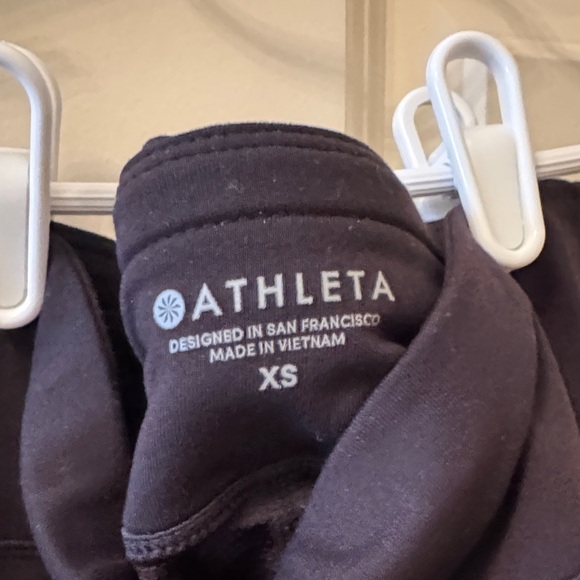 Athleta Black Mini Skirt with Zipper Accents - Picture 2 of 6